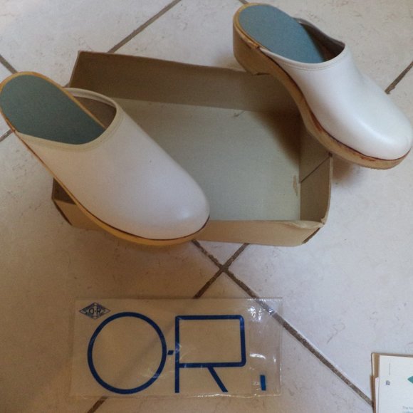 O-R ANTI-STATIC CONDUCTIVE CLOGS ~ ORIGINAL, BRAND NEW - VINTAGE ~ Size: 37 - Picture 3 of 13